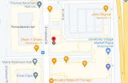 Google map view of DSCC's Chicago Regional Office