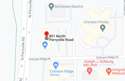 Google map view of DSCC's Rockford Regional Office